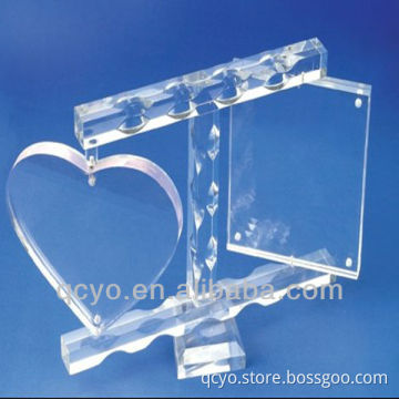 Hot sale transparent acrylic photo frame for home decoration,vacuum forming photo frame